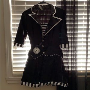 Black rabbit alice in wonderland costume